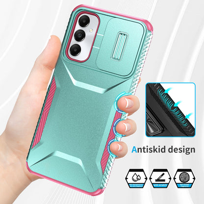 Samsung Galaxy A05s Phone Case with Sliding Camshield | Military-Grade TPU & PC Protective Anti-Scratch Anti-Skid Cover, Durable Shockproof Design