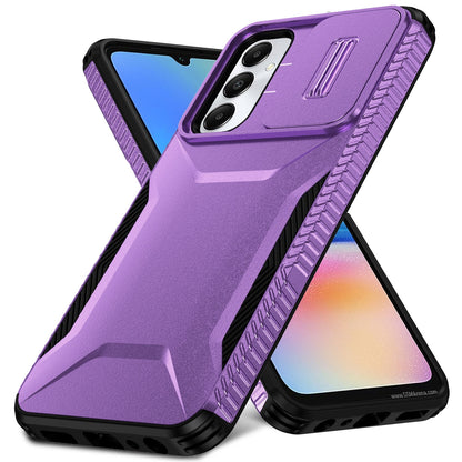 Samsung Galaxy A05s Phone Case with Sliding Camshield | Military-Grade TPU & PC Protective Anti-Scratch Anti-Skid Cover, Durable Shockproof Design