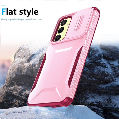 Samsung Galaxy A25 5G Phone Case with Sliding Camshield | Military-Grade TPU & PC Protective Anti-Scratch Anti-Skid Cover, Durable Shockproof Design