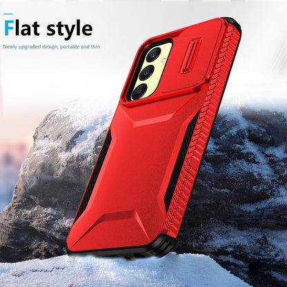 Samsung Galaxy A25 5G Phone Case with Sliding Camshield | Military-Grade TPU & PC Protective Anti-Scratch Anti-Skid Cover, Durable Shockproof Design