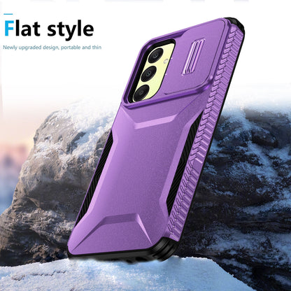 Samsung Galaxy A25 5G Phone Case with Sliding Camshield | Military-Grade TPU & PC Protective Anti-Scratch Anti-Skid Cover, Durable Shockproof Design