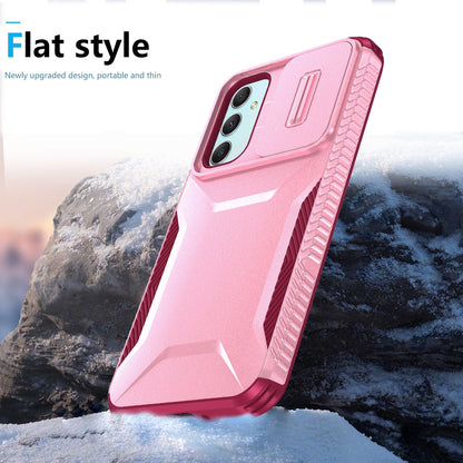 Samsung Galaxy A55 5G Phone Case with Sliding Camshield | Military-Grade TPU & PC Protective Anti-Scratch Anti-Skid Cover, Durable Shockproof Design