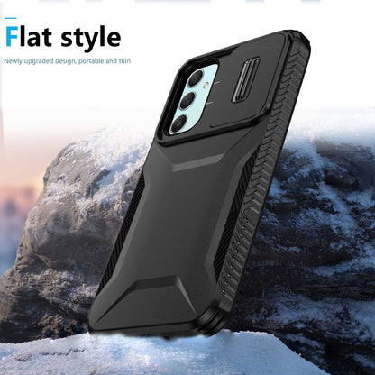 Samsung Galaxy A55 5G Phone Case with Sliding Camshield | Military-Grade TPU & PC Protective Anti-Scratch Anti-Skid Cover, Durable Shockproof Design