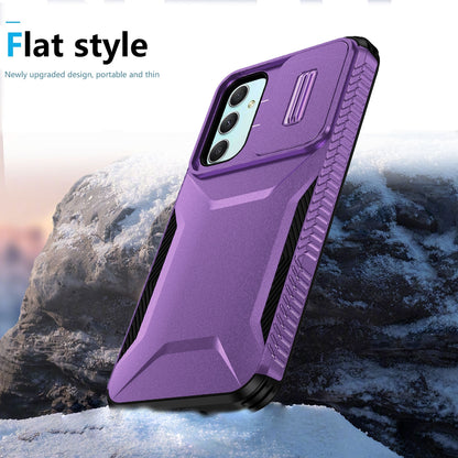 Samsung Galaxy A55 5G Phone Case with Sliding Camshield | Military-Grade TPU & PC Protective Anti-Scratch Anti-Skid Cover, Durable Shockproof Design