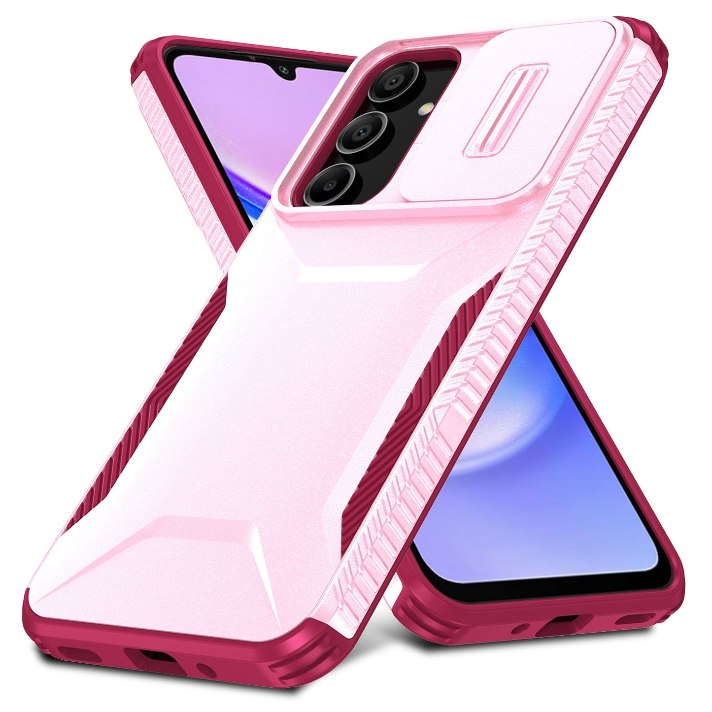 Samsung Galaxy A16 Phone Case with Sliding Camshield | Military-Grade TPU & PC Protective Anti-Scratch Anti-Skid Cover, Durable Shockproof Design