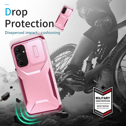 Samsung Galaxy A16 Phone Case with Sliding Camshield | Military-Grade TPU & PC Protective Anti-Scratch Anti-Skid Cover, Durable Shockproof Design