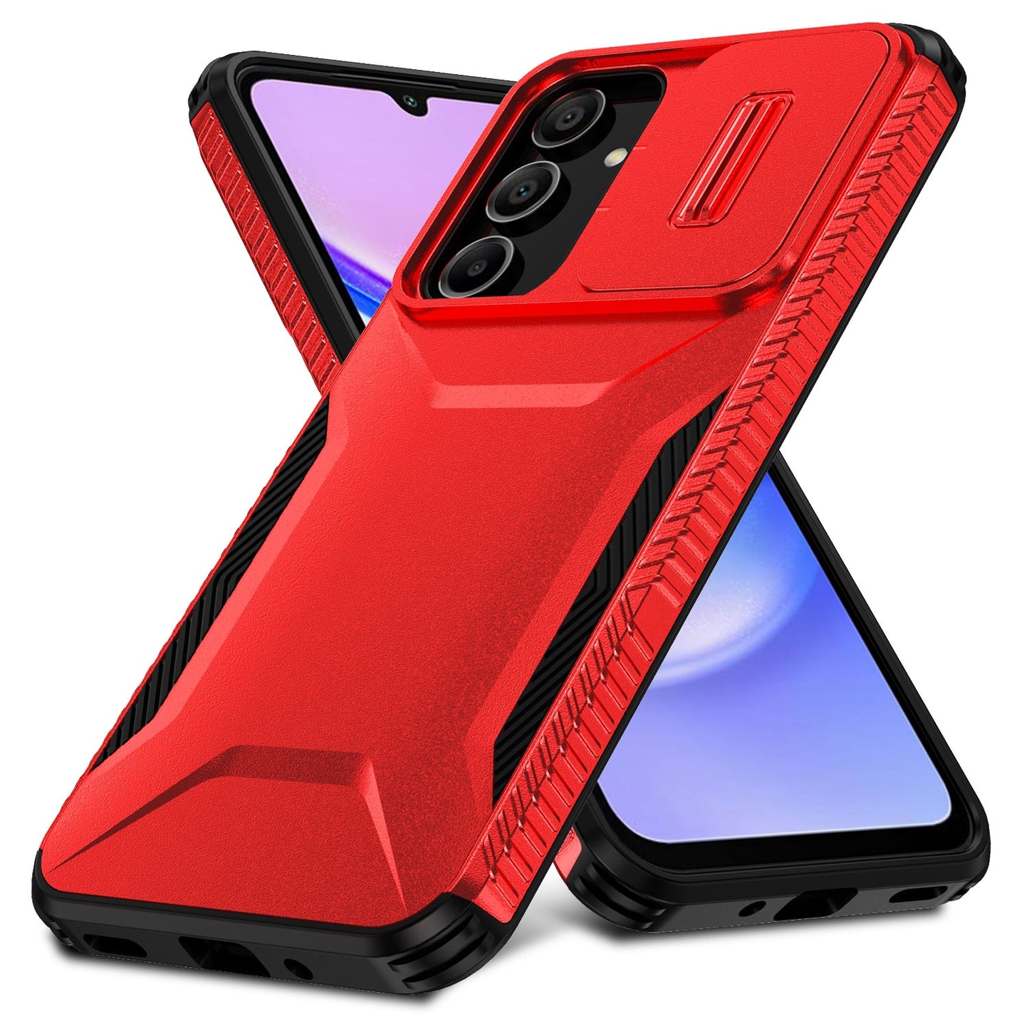 Samsung Galaxy A16 Phone Case with Sliding Camshield | Military-Grade TPU & PC Protective Anti-Scratch Anti-Skid Cover, Durable Shockproof Design