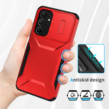 Samsung Galaxy A16 Phone Case with Sliding Camshield | Military-Grade TPU & PC Protective Anti-Scratch Anti-Skid Cover, Durable Shockproof Design