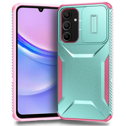 Samsung Galaxy A16 Phone Case with Sliding Camshield | Military-Grade TPU & PC Protective Anti-Scratch Anti-Skid Cover, Durable Shockproof Design