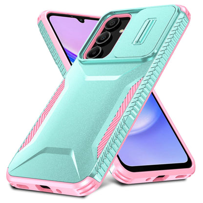 Samsung Galaxy A16 Phone Case with Sliding Camshield | Military-Grade TPU & PC Protective Anti-Scratch Anti-Skid Cover, Durable Shockproof Design