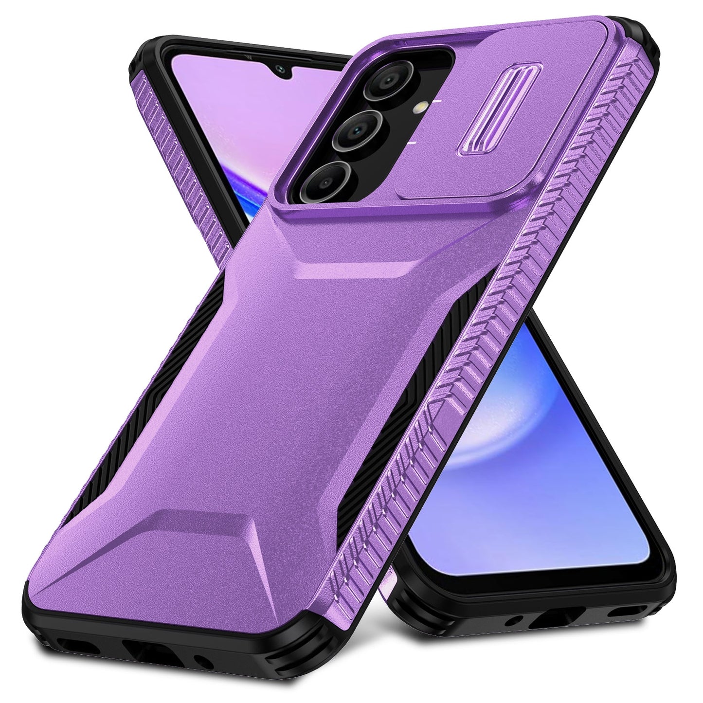 Samsung Galaxy A16 Phone Case with Sliding Camshield | Military-Grade TPU & PC Protective Anti-Scratch Anti-Skid Cover, Durable Shockproof Design