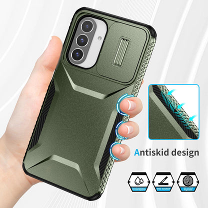 Samsung Galaxy A26 5G Phone Case with Sliding Camshield | Military-Grade TPU & PC Protective Anti-Scratch Anti-Skid Cover, Durable Shockproof Design