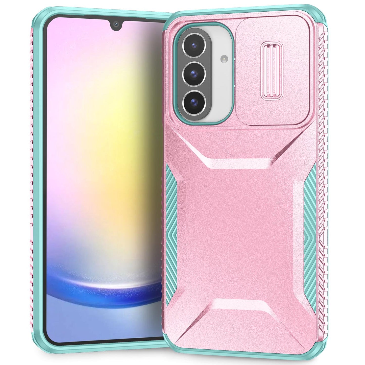 Samsung Galaxy A26 5G Phone Case with Sliding Camshield | Military-Grade TPU & PC Protective Anti-Scratch Anti-Skid Cover, Durable Shockproof Design