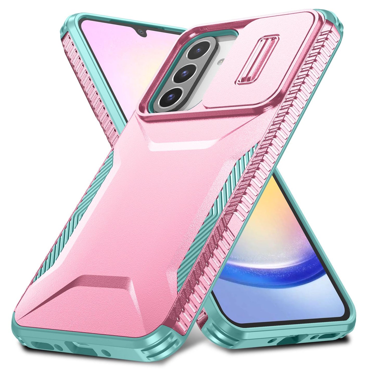 Samsung Galaxy A26 5G Phone Case with Sliding Camshield | Military-Grade TPU & PC Protective Anti-Scratch Anti-Skid Cover, Durable Shockproof Design