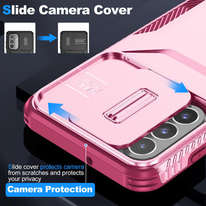 Samsung Galaxy A26 5G Phone Case with Sliding Camshield | Military-Grade TPU & PC Protective Anti-Scratch Anti-Skid Cover, Durable Shockproof Design