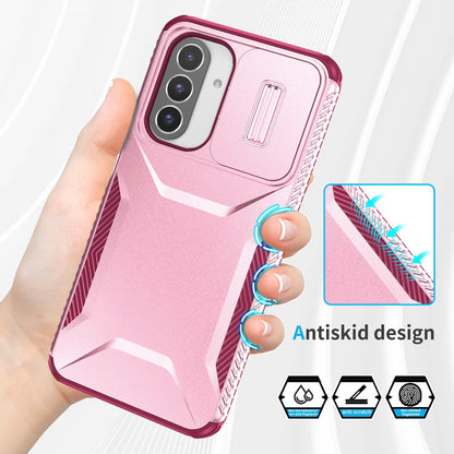 Samsung Galaxy A26 5G Phone Case with Sliding Camshield | Military-Grade TPU & PC Protective Anti-Scratch Anti-Skid Cover, Durable Shockproof Design