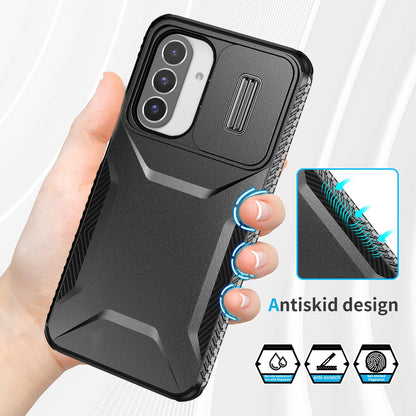 Samsung Galaxy A26 5G Phone Case with Sliding Camshield | Military-Grade TPU & PC Protective Anti-Scratch Anti-Skid Cover, Durable Shockproof Design