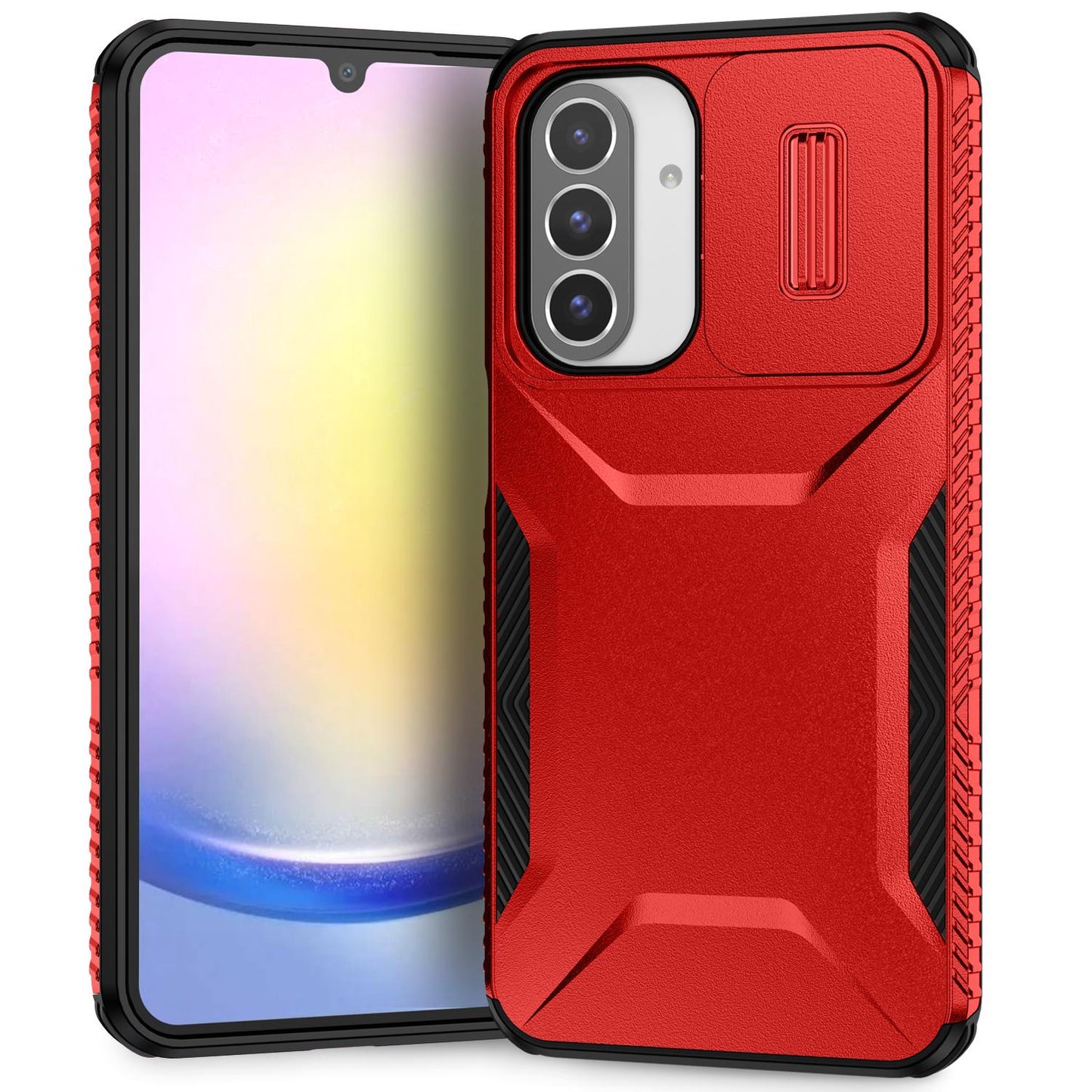 Samsung Galaxy A26 5G Phone Case with Sliding Camshield | Military-Grade TPU & PC Protective Anti-Scratch Anti-Skid Cover, Durable Shockproof Design