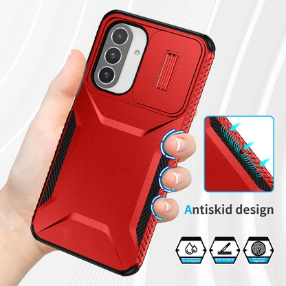 Samsung Galaxy A26 5G Phone Case with Sliding Camshield | Military-Grade TPU & PC Protective Anti-Scratch Anti-Skid Cover, Durable Shockproof Design