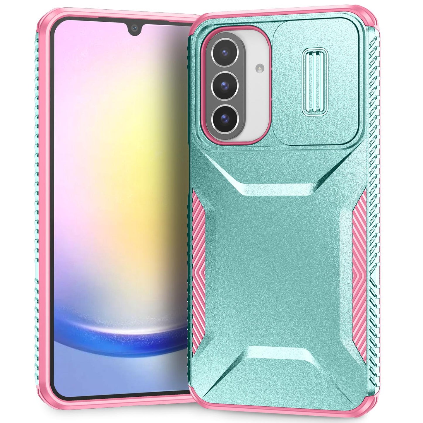 Samsung Galaxy A26 5G Phone Case with Sliding Camshield | Military-Grade TPU & PC Protective Anti-Scratch Anti-Skid Cover, Durable Shockproof Design