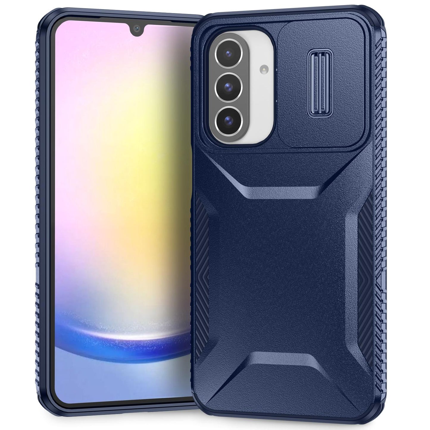 Samsung Galaxy A26 5G Phone Case with Sliding Camshield | Military-Grade TPU & PC Protective Anti-Scratch Anti-Skid Cover, Durable Shockproof Design