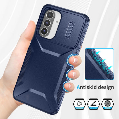 Samsung Galaxy A26 5G Phone Case with Sliding Camshield | Military-Grade TPU & PC Protective Anti-Scratch Anti-Skid Cover, Durable Shockproof Design