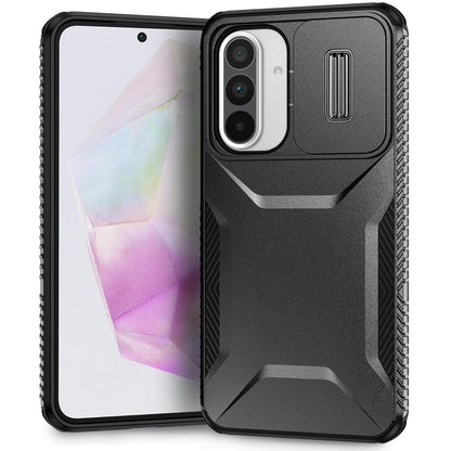 Samsung Galaxy A36 5G Phone Case with Sliding Camshield | Military-Grade TPU & PC Protective Anti-Scratch Anti-Skid Cover, Durable Shockproof Design