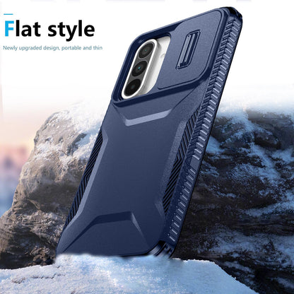 Samsung Galaxy A36 5G Phone Case with Sliding Camshield | Military-Grade TPU & PC Protective Anti-Scratch Anti-Skid Cover, Durable Shockproof Design