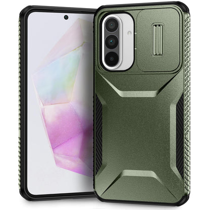 Samsung Galaxy A56 5G Phone Case with Sliding Camshield | Military-Grade TPU & PC Protective Anti-Scratch Anti-Skid Cover, Durable Shockproof Design