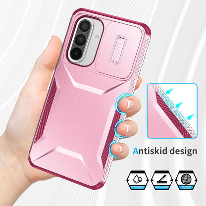 Samsung Galaxy A56 5G Phone Case with Sliding Camshield | Military-Grade TPU & PC Protective Anti-Scratch Anti-Skid Cover, Durable Shockproof Design
