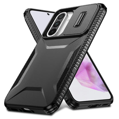 Samsung Galaxy A56 5G Phone Case with Sliding Camshield | Military-Grade TPU & PC Protective Anti-Scratch Anti-Skid Cover, Durable Shockproof Design