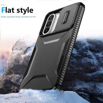 Samsung Galaxy A56 5G Phone Case with Sliding Camshield | Military-Grade TPU & PC Protective Anti-Scratch Anti-Skid Cover, Durable Shockproof Design