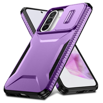 Samsung Galaxy A56 5G Phone Case with Sliding Camshield | Military-Grade TPU & PC Protective Anti-Scratch Anti-Skid Cover, Durable Shockproof Design