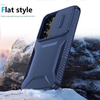 Samsung Galaxy S23+ 5G Phone Case with Sliding Camshield | Military-Grade TPU & PC Protective Anti-Scratch Anti-Skid Cover, Durable Shockproof Design