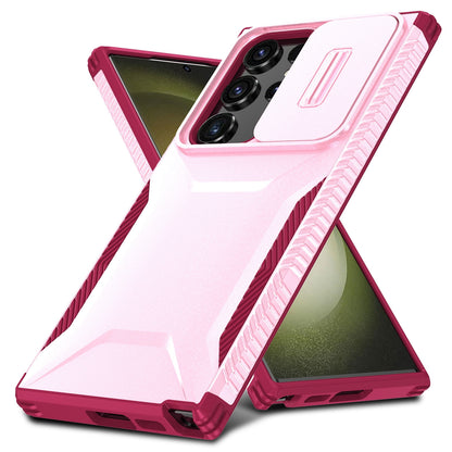 Samsung Galaxy S23 Ultra 5G Phone Case with Sliding Camshield | Military-Grade TPU & PC Protective Anti-Scratch Anti-Skid Cover, Durable Shockproof Design