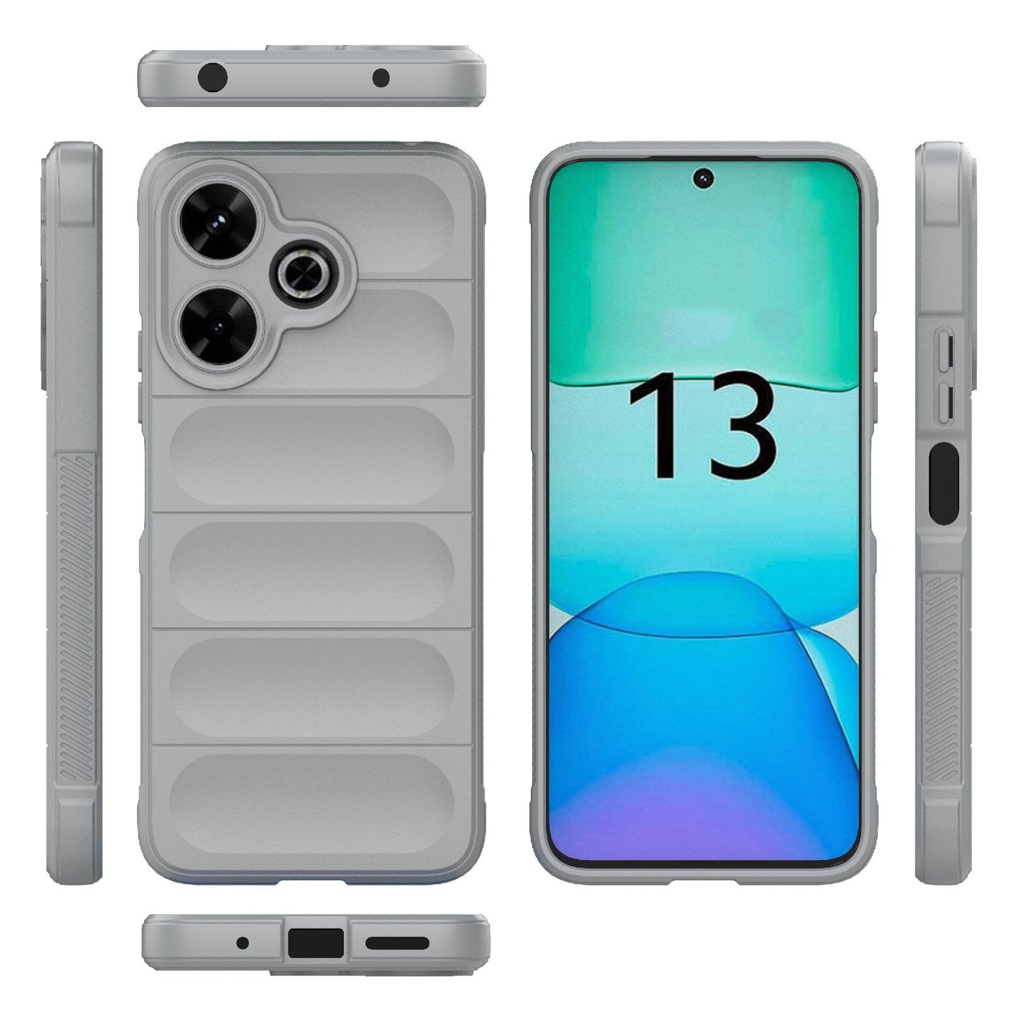 Redmi 13 4G Global Magic Shield TPU + Flannel Phone Case - Stylish, Durable, and Lightweight Protection