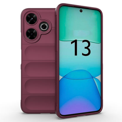 Redmi 13 4G Global Magic Shield TPU + Flannel Phone Case - Stylish, Durable, and Lightweight Protection