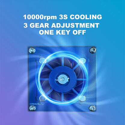VBST-491 Quick Cooling UV Curing Fan with Adjustable Speed, Portable Design & Quiet Operation for Efficient Repairs