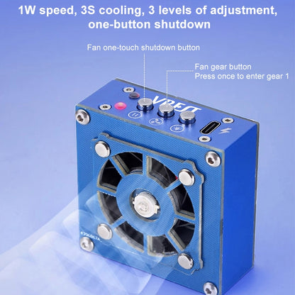 VBST-491 Quick Cooling UV Curing Fan with Adjustable Speed, Portable Design & Quiet Operation for Efficient Repairs