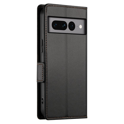 Google Pixel 7 Pro Magnetic Leather Wallet Case with Card Slots, Stand Function & Full Protection