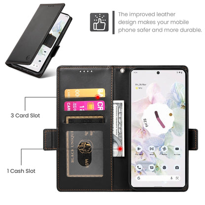 Google Pixel 7 Pro Magnetic Leather Wallet Case with Card Slots, Stand Function & Full Protection