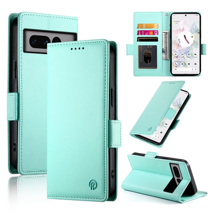 Google Pixel 7 Pro Magnetic Leather Wallet Case with Card Slots, Stand Function & Full Protection