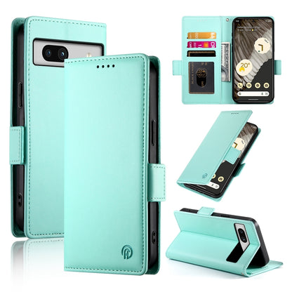 Google Pixel 7a Magnetic Leather Wallet Case with Card Slots, Stand Function & Full Protection