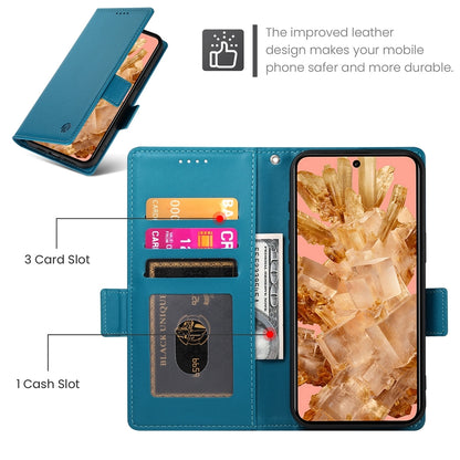 Google Pixel 8 Magnetic Leather Wallet Case with Card Slots, Stand Function & Full Protection