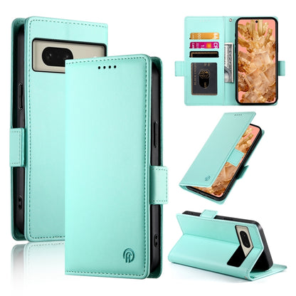 Google Pixel 8 Magnetic Leather Wallet Case with Card Slots, Stand Function & Full Protection