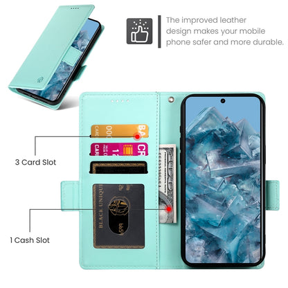 Google Pixel 8 Pro Magnetic Leather Wallet Case with Card Slots, Stand Function & Full Protection