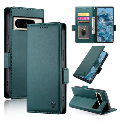 Google Pixel 8 Pro Magnetic Leather Wallet Case with Card Slots, Stand Function & Full Protection