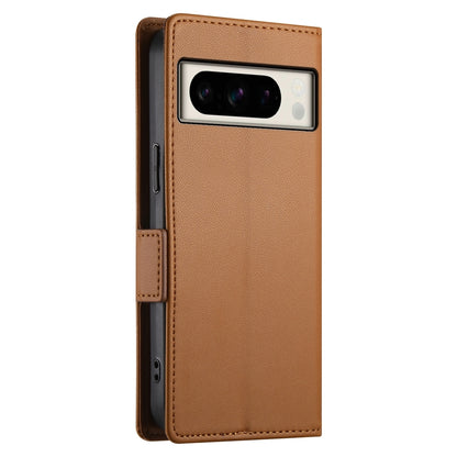 Google Pixel 8 Pro Magnetic Leather Wallet Case with Card Slots, Stand Function & Full Protection