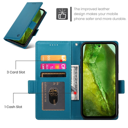 Google Pixel 8a Magnetic Leather Wallet Case with Card Slots, Stand Function & Full Protection