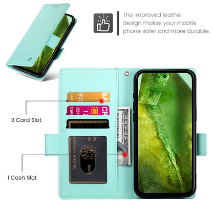 Google Pixel 8a Magnetic Leather Wallet Case with Card Slots, Stand Function & Full Protection